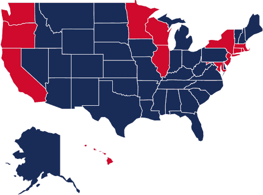 CCW Reciprocity Map