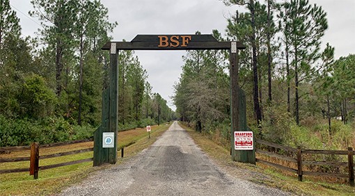 Bradford Sportsmen's Farm Entrance